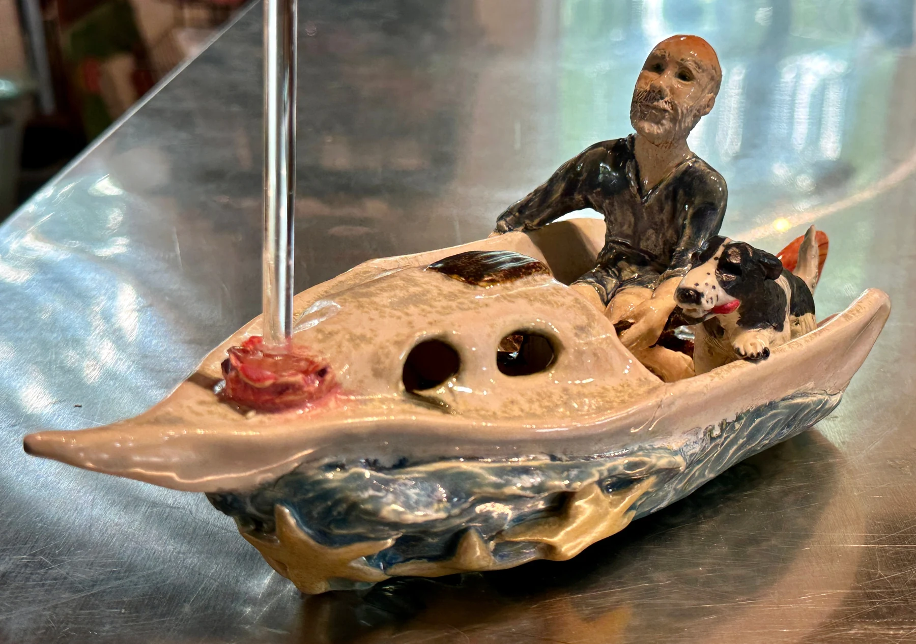 Raymond’s Magical Sailboat - Front angle